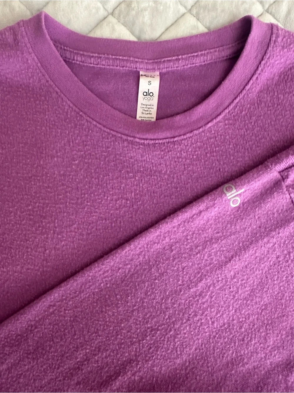 AloLux SoHo Crewneck Purple